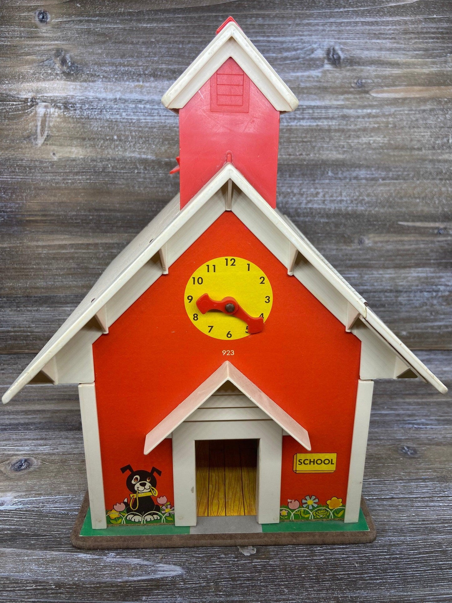 Vintage Little People School House, Merry Go Round, Swing, Students, 1970s Fisher Price Toys, Pretend Play -Located at Funkyhouse Vintage Antique Store, Weiser Idaho