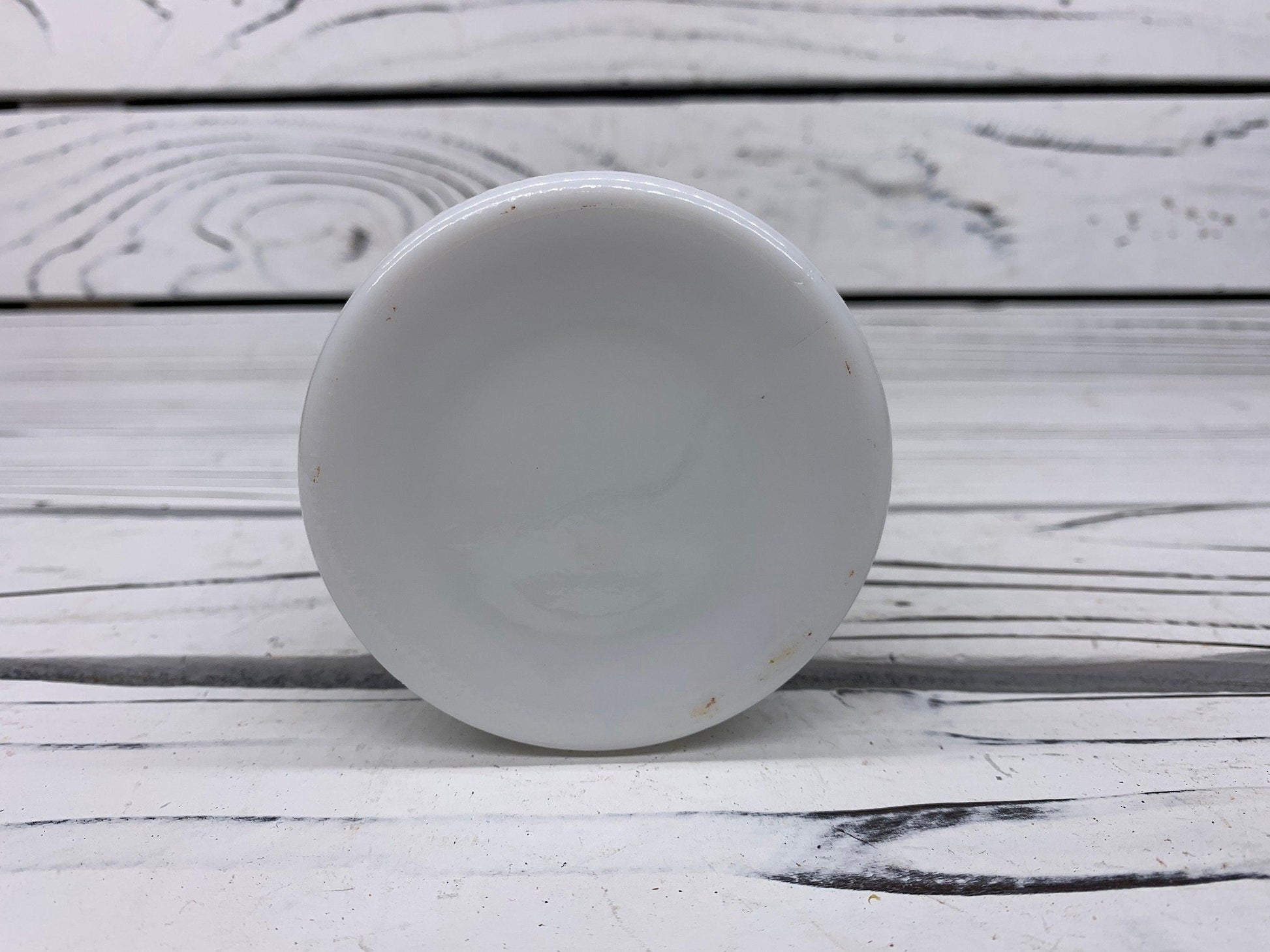 Vintage Milk Glass Vase, White Single Rose Vase With Etched Detail For Weddings Or Showers -Located at Funkyhouse Vintage Antique Store, Weiser Idaho