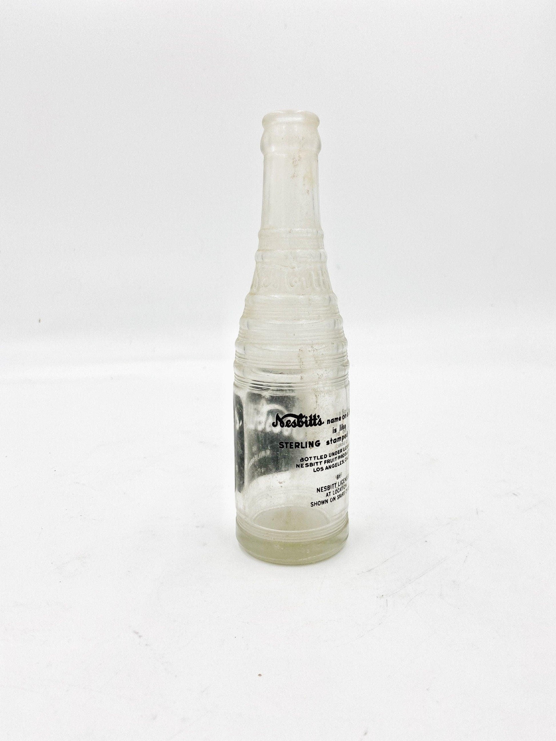 Vintage Nesbitt’s Of California Soda Bottle, Old Pop Bottle 1950s, Man Cave Decor, Gifts For Him, Gifts For Her, Nostalgic Soda Bottles -Located at Funkyhouse Vintage Antique Store, Weiser Idaho