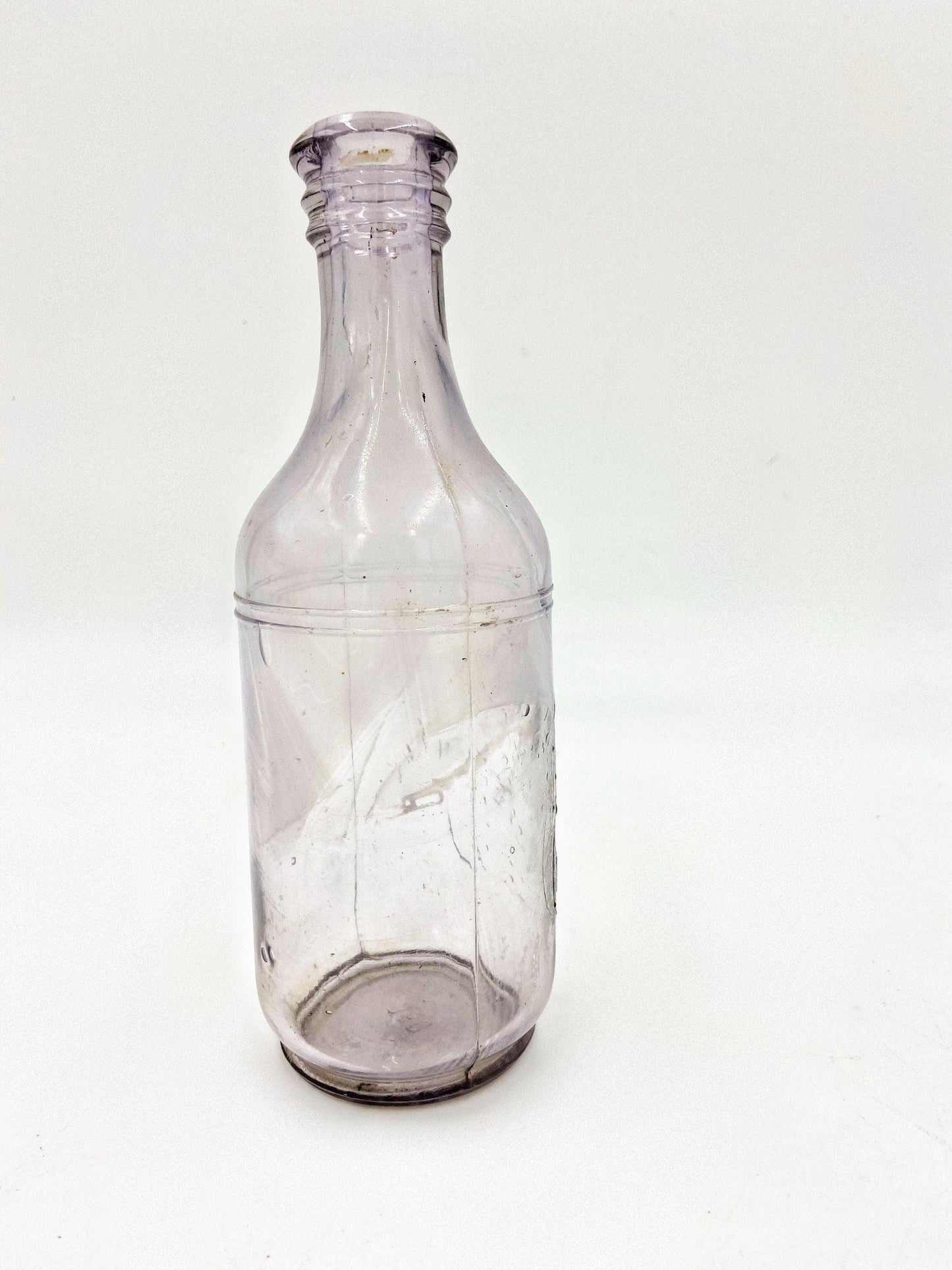 Vintage Purple Glass Collectible Bottle, Citrate Of Magnesia, Decorative Antique Bottle -Located at Funkyhouse Vintage Antique Store, Weiser Idaho