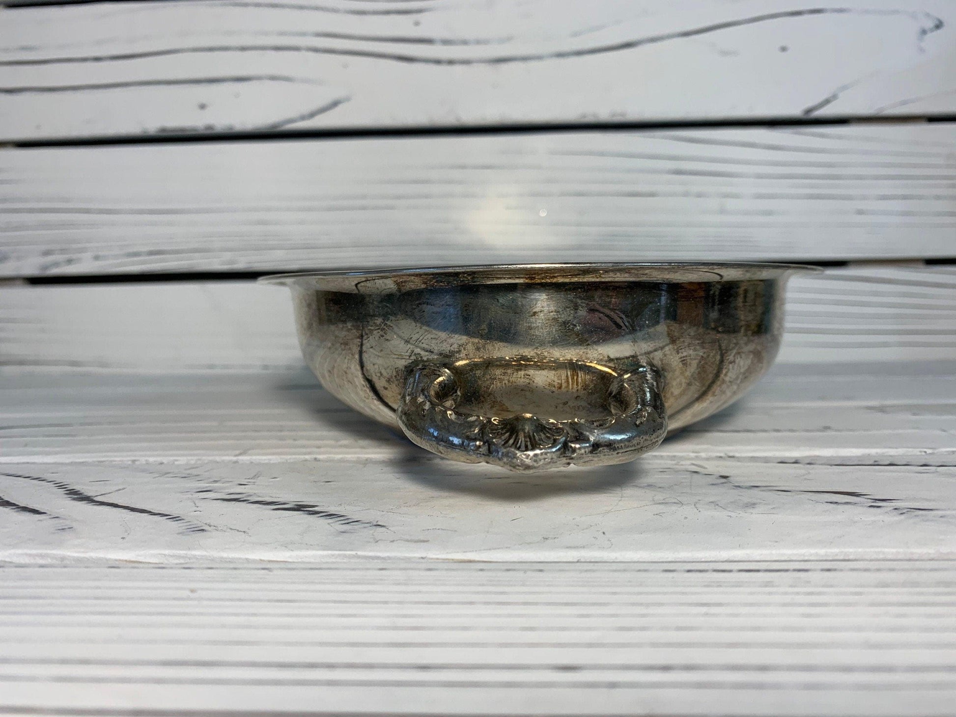 Vintage Silver Plated Serving Platter, Silver Entertaining Plate -Located at Funkyhouse Vintage Antique Store, Weiser Idaho