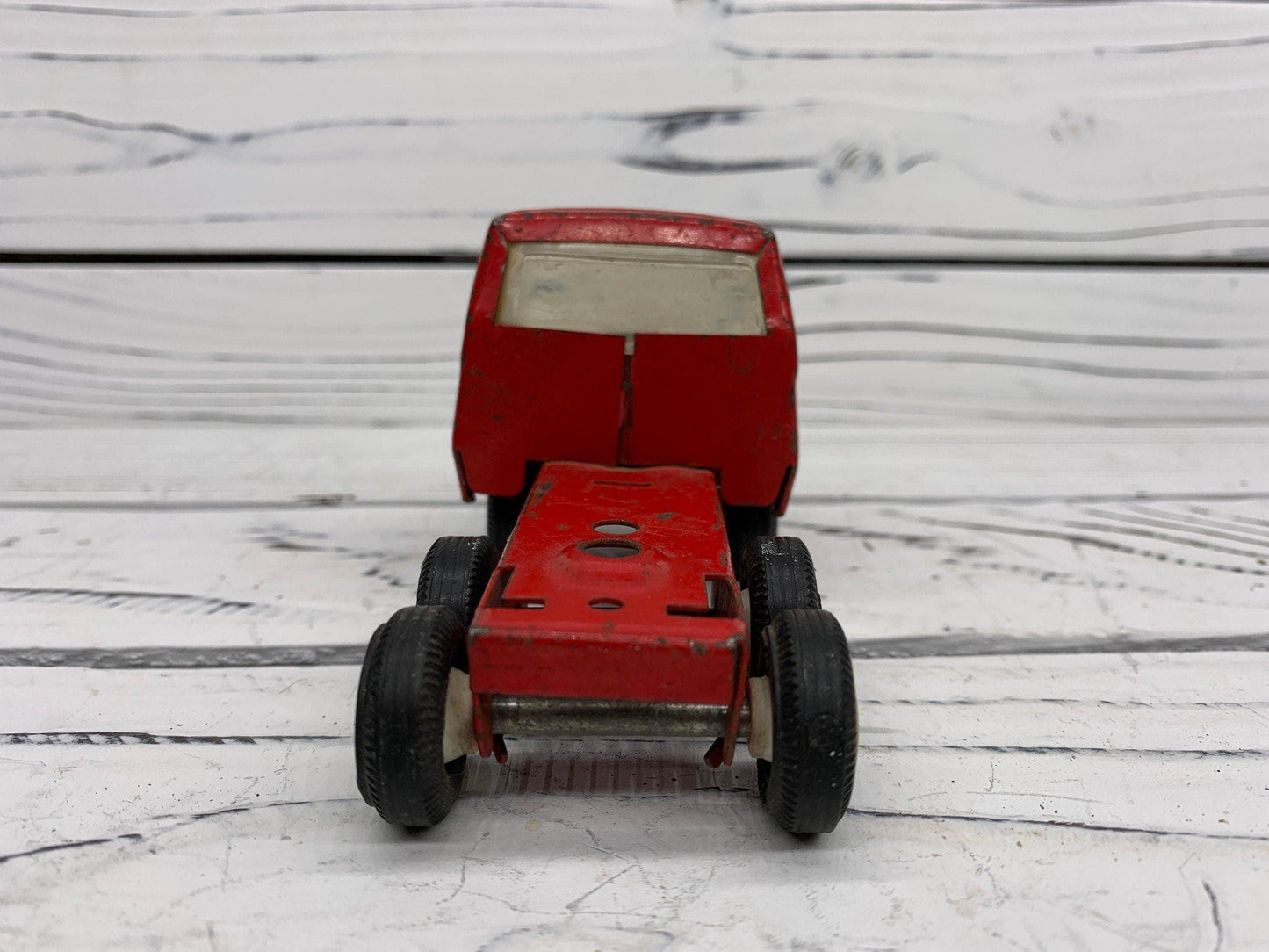 Vintage Tonka Truck Red Pressed Steel -Located at Funkyhouse Vintage Antique Store, Weiser Idaho